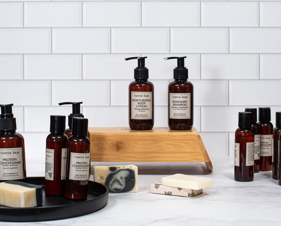 Amenidades diferentes tamaños